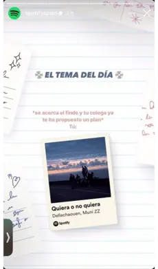 Spotify Story Example 1