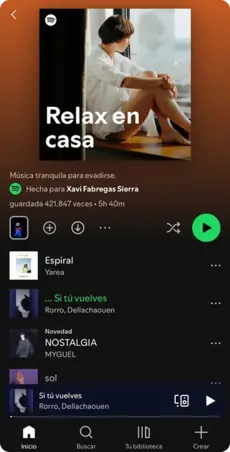 Spotify Story Example 3